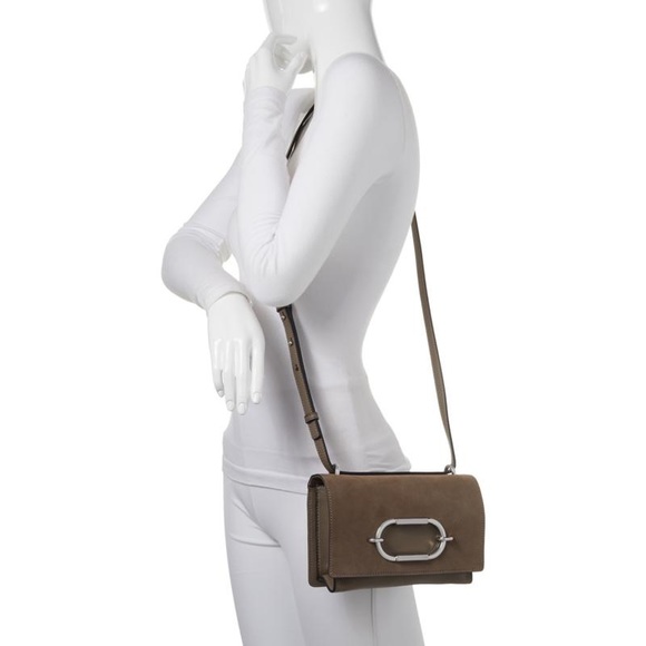VINCE CAMUTO Bag Wes Leather Burnt Orange Nickel Adjust Straps Zip NWT - Picture 4 of 6